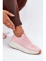 Pohodlné Dámské Sportovní Boty Big Star RR274A131 HI-POLY SYSTEM Růžové