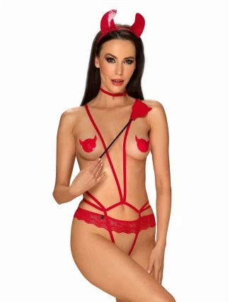 Ďábelské body Evilia teddy - Obsessive Ďábelské body Evilia teddy - Obsessive