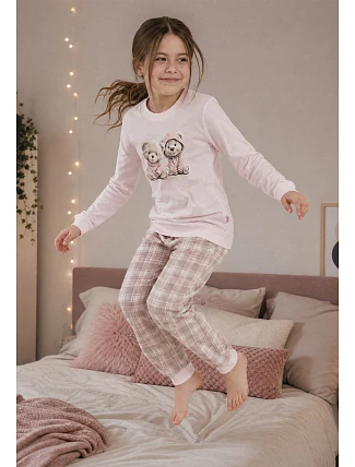 Pyžamo Cornette Young Girl 592/202 Be My Friend, délka rukávů 134–164 Pyžamo Cornette Young Girl 592/202 Be My Friend, délka rukávů 134–164