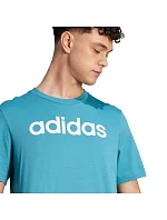 Tričko adidas Essentials Single Jersey Linear s vyšitým logem M IJ8655