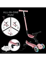 Koloběžka GO-UP ACTIVE LIGHTS 360 se sedátkem (749-310)
