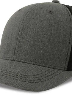 Atlantis Headwear Sonic-S 6 panelová Trucker kšiltovka 33.0259 grey melange/black