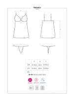 Odvážná košilka Redella chemise - Obsessive