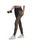 Dámské legíny HB1436 Karlie Kloss tmavě modrá-hnědá - Adidas Dámské legíny HB1436 Karlie Kloss tmavě modrá-hnědá - Adidas