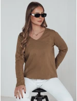 Dámská oversize halenka VAVLSTYLES plain camel FashionStreet RY2686