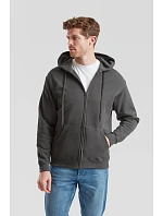 Fruit of the Loom Classic Hooded Sweat Jacket Mikina s kapucí 16.2062 black