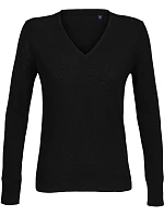 NEOBLU Sullivan Women Dámský svetr s výstřihem do V 24.3988 deep black