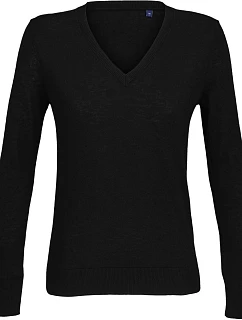 NEOBLU Sullivan Women Dámský svetr s výstřihem do V 24.3988 deep black
