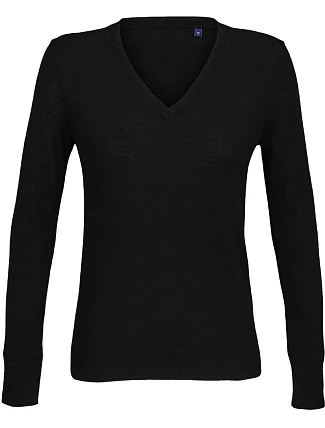 NEOBLU Sullivan Women Dámský svetr s výstřihem do V 24.3988 deep black