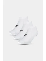 Dámské tréninkové ponožky 3 páry bílé 4FWMM00UFSOF136-10S