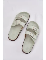 Dámské Pantofle S Přezkami Mátové Oliena