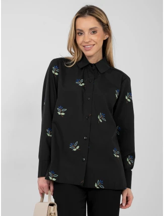 Košile LK KS 510154.90 černá