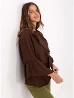 MI košile KS 32330.05P hnědá