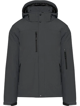 Kariban K 650 Pánská 3-vrstvá softshellová parka s kapucí 20.K650 titanium Kariban K 650 Pánská 3-vrstvá softshellová parka s kapucí 20.K650 titanium