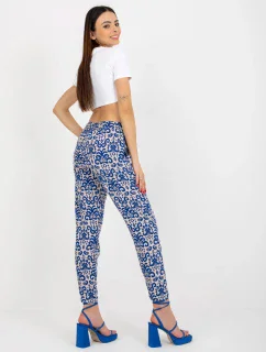 Dámské kalhoty D73770M61869J tmavě modré - FPrice