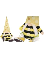 GNOM SITTING GHOST 35+6CM IN TRAMPS SPRING DECORATION dětské