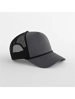 Beechfield B 633 5 panelová Trucker kšiltovka "Rope" 53.0633 graphite grey/black