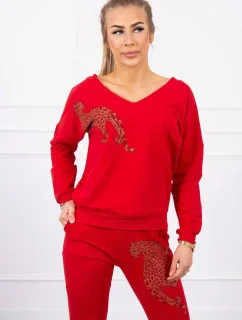 Zirkonová sada panther červená