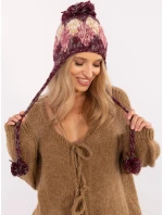 Čepice AT CZ CHA9213.91 bordó Čepice AT CZ CHA9213.91 bordó