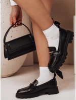 Dámské mokasíny s plochou podrážkou ELEGANCIO black FashionStreet ZY0708 Dámské mokasíny s plochou podrážkou ELEGANCIO black FashionStreet ZY0708