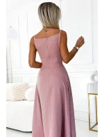 299-16 CHIARA elegantní maxi dlouhé šaty bez ramínek - BRUCE ROSE 299-16 CHIARA elegantní maxi dlouhé šaty bez ramínek - BRUCE ROSE