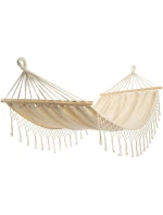 Zahradní houpací síť pro 2 osoby Luxe XXL 250x150 cm modrá 1021201 Zahradní houpací síť pro 2 osoby Luxe XXL 250x150 cm modrá 1021201