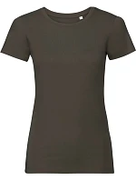 Russell Athletic 108F Dámské tričko Pure Organic 10.108F dark olive Russell Athletic 108F Dámské tričko Pure Organic 10.108F dark olive