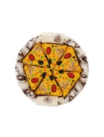 Ponožky s potiskem pizzy – sada 4 pár unisex v originálním balení