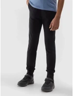 Dívčí tepláky typu jogger 4F - černé