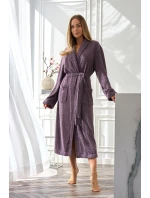 L&L 2558 Celeste dlouhý dámský župan M-2XL