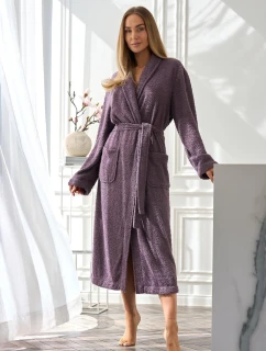 L&L 2558 Celeste dlouhý dámský župan M-2XL