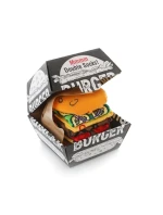 Ponožky s potiskem hamburgeru – sada 2 párů unisex v originálním balení Ponožky s potiskem hamburgeru – sada 2 párů unisex v originálním balení