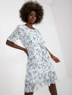 Šaty LK SK 507214 1.21 bílá a modrá