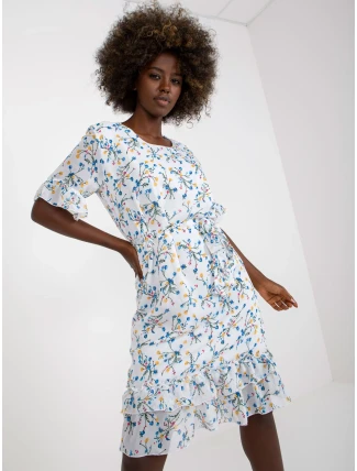 Šaty LK SK 507214 1.21 bílá a modrá Šaty LK SK 507214 1.21 bílá a modrá