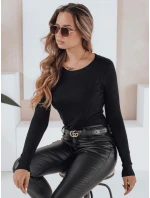 Dámský žebrovaný svetr NOLVIE black FashionStreet MY2492