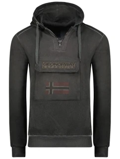 Geografické Norsko Gymclass EO Tiedye Badge M WU8270H-GNO-BLACK mikina