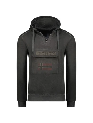 Geografické Norsko Gymclass EO Tiedye Badge M WU8270H-GNO-BLACK mikina