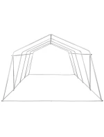 ZAHRADNÍ TUNEL 300x600x200 cm PE KONSTRUKCE ZELENÁ OCEL