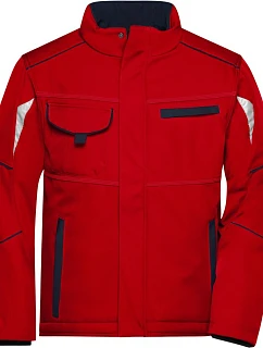 Daiber JN 853 Pracovní zimní softshellová bunda - Color 02.0853 red/navy
