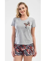 Dámské pyžamo šortky Motýli