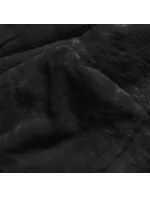 Černá teplá oboustranná dámská zimní bunda (w610big) Černá teplá oboustranná dámská zimní bunda (w610big)