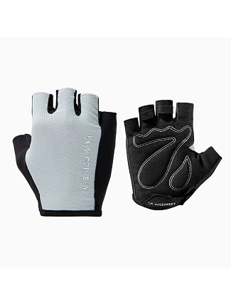 Cyklistické rukavice Wozinsky WRR-02XL velikost XL - šedé