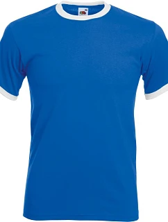 Fruit of the Loom Ringer T Racerback tričko 16.1168 royal blue/white