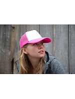 Result Headwear RC 089X 5 panelová síťovaná kšiltovka "Detroit" 28.089X red/white