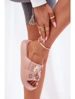 Pěnové Pantofle S Připínáčky Růžové Redienna