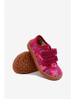 Dětské barefoot pantofle Froddo Canvas G1700440-24 fuchsiové Dětské barefoot pantofle Froddo Canvas G1700440-24 fuchsiové
