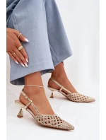 Sandály na podpatku  model 225224 Step in style