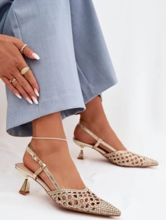 Sandály na podpatku  model 225224 Step in style