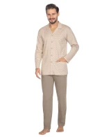 Pyžamo Regina 463 dlouhé/r M-XL L24 pánské rozepínací Pyžamo Regina 463 dlouhé/r M-XL L24 pánské rozepínací