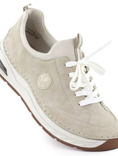 Dámské pohodlné béžové boty Rieker 44562-62